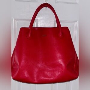 Beautiful Furla purse with short handle. Like NEW- VERY rarely used!